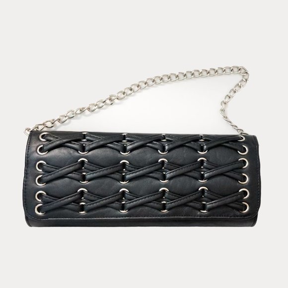 Black Diax evening Clutch | Handbag | Purse - Picture 1 of 4